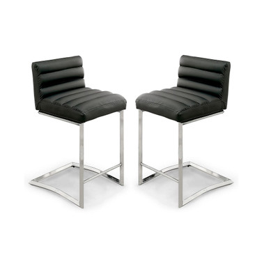 Vova Black Counter Stool (Set of 2)