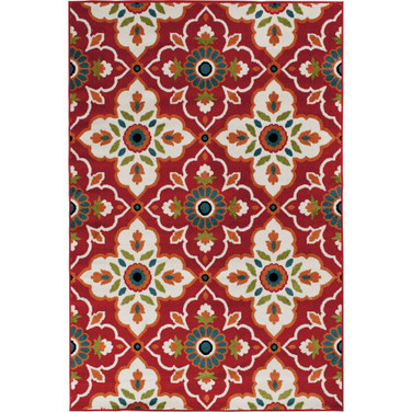 Tropicana Bluffton Coral 5' x 7'3" Outdoor Area Rug