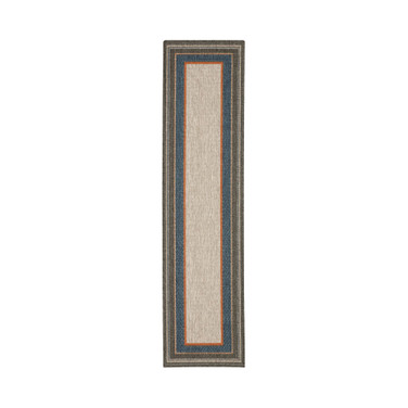 Scope SCO10 Gray 1'10" x 7'6" Runner Rug