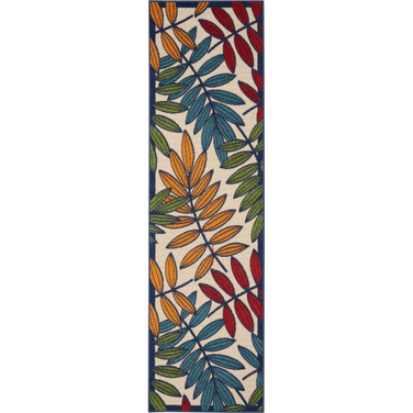 Aloha ALH18 Multi 2' x 6' Runner Rug