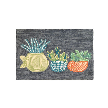 Frontporch Happy Plant 1'8" x 2'6" Outdoor Area Rug