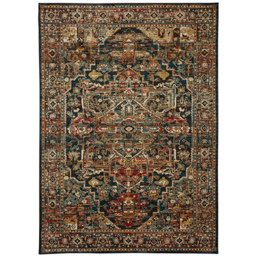 Spice Market Alacantara Sapphire 3'5" x 5'5" Area Rug