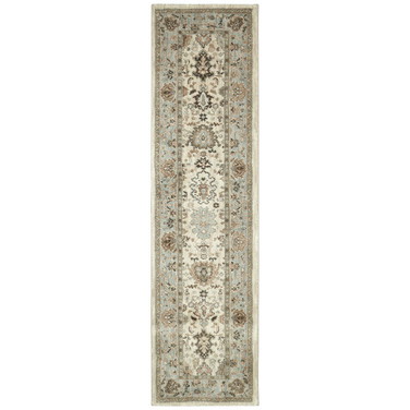 Euphoria Adare Cream 2'4" x 7'10" Runner Rug