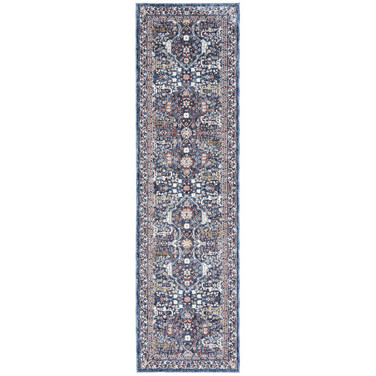 Belvoir LRL1300A Navy 2'2" X 10' Runner Area Rug