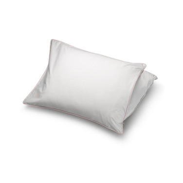 White Goose Down Firm Density Side/Back Sleeper Pillow with 100% Certified RDS Down, and Removable Pillow Protector, Standard/Queen, White