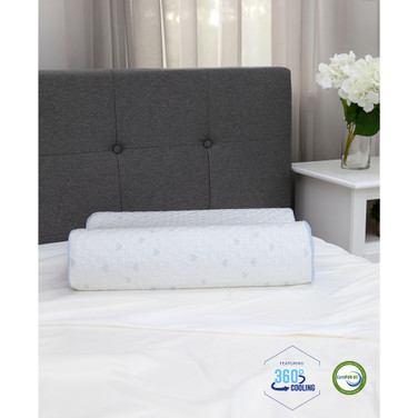 Cold Touch Contour Gel-Infused Memory Foam Pillow - Oversized