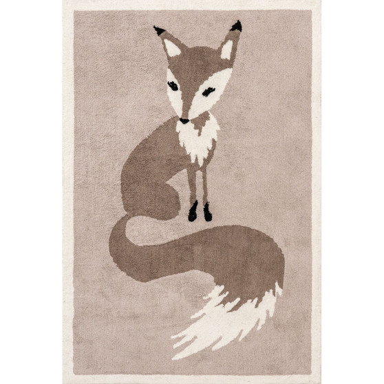 Discovery Nola Fox Washable Kids 4' x 6' Area Rug