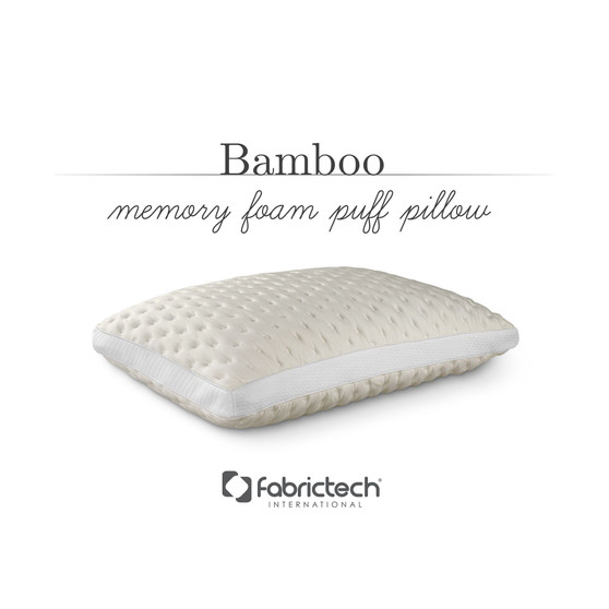 Fabric Tech Bamboo Memory Foam Pillow