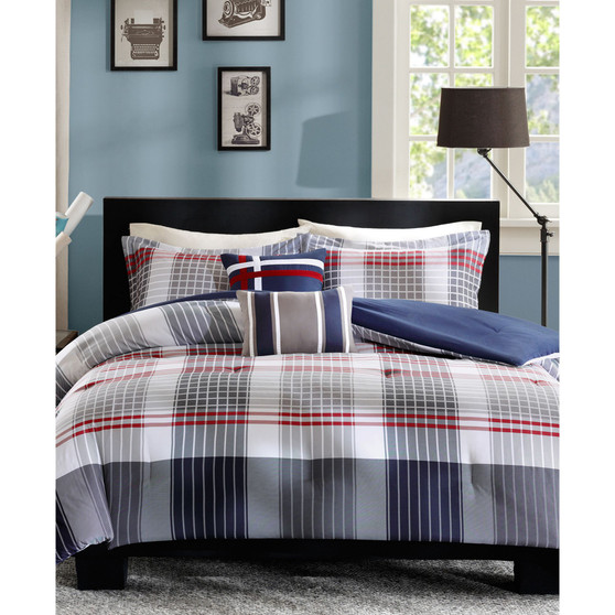 Caleb 4-Pc. Comforter Set, Twin/Twin XL