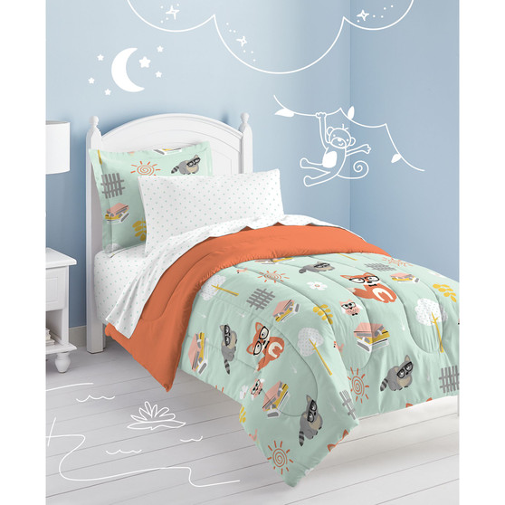 Dream Factory Woodland Friends Twin Comforter Set
