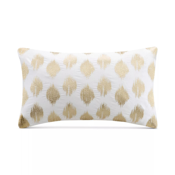 INK+IVY Nadia Dot-Embroidered Decorative Pillow, 12" x  18"