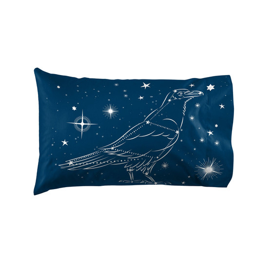 Raven Stars Pillowcase, Standard