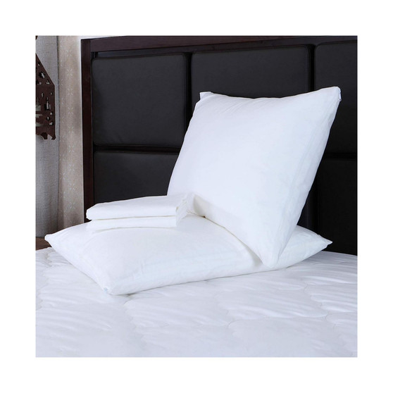 Circles Home Cotton Zippered Pillow Protector 2 Pack