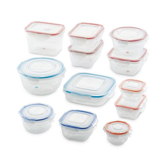 Easy Essentials 24-Pc. Color Mates Storage Container Set