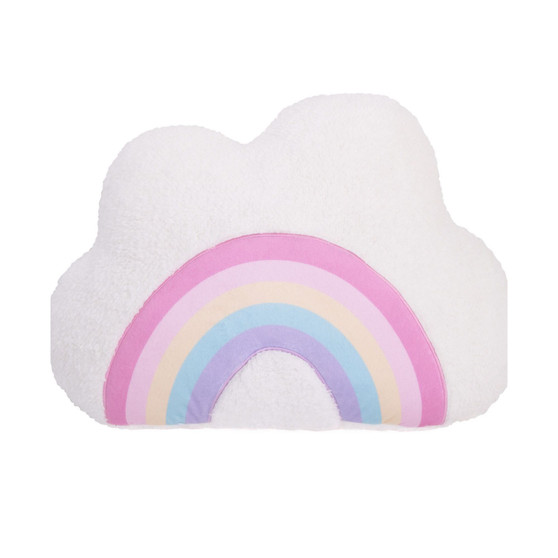 Rainbow Decorative Shaped Pillow, 14.75" x 10.5"