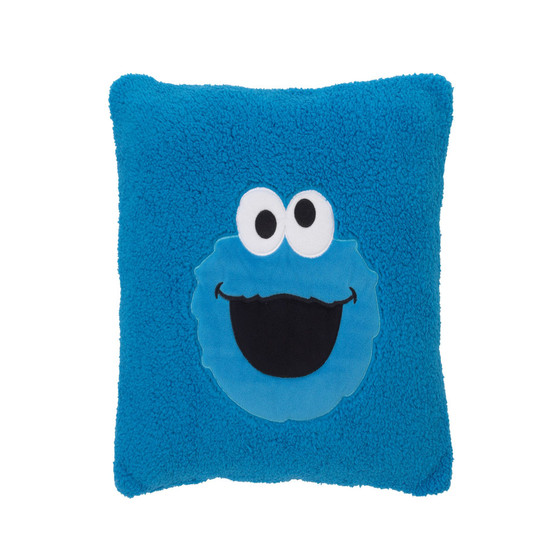Sesame Street Cookie Monster Super Soft Decorative Pillow