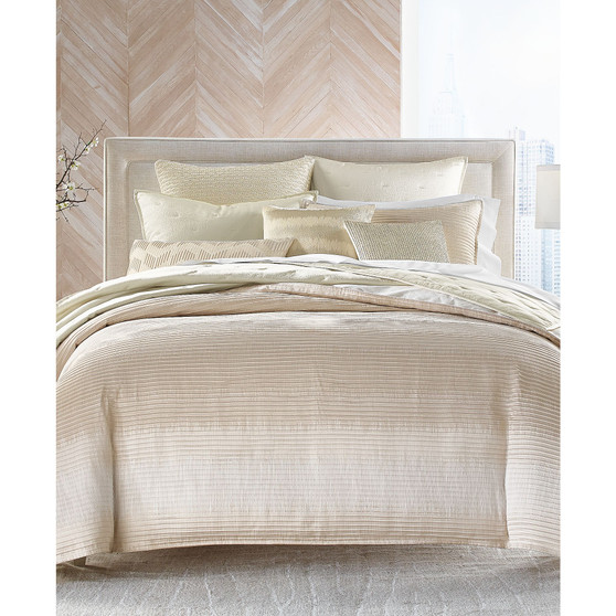 Ikat Stripe Duvet Cover, Full/Queen, Created for Macy's