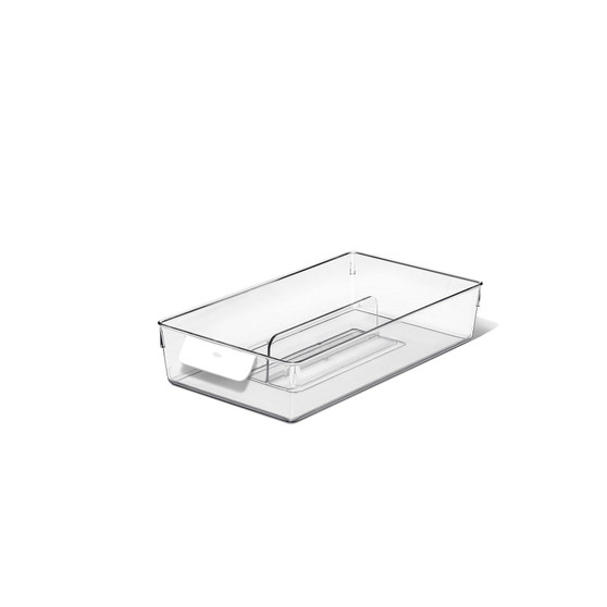 Good Grips 8" Divided Fridge Organization Bin