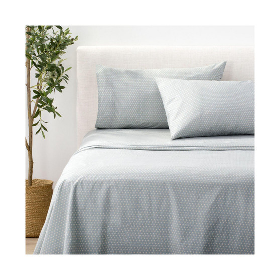 Block Print Percale Sheet Set - Twin, 3 Piece Set