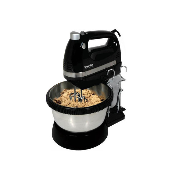 350-Watt Counter-Top Stand/Hand Mixer in Black