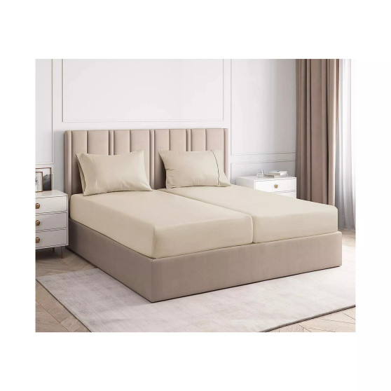 5 Piece 100% Cotton 400 Thread Count Sheet Set - Split King