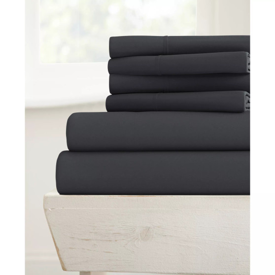 Solids in Style by The Home Collection 4 Piece Bed Sheet Set, Twin XL