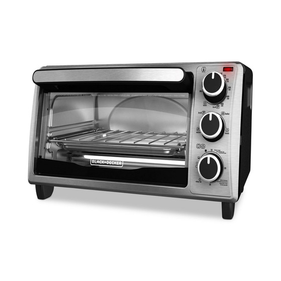 Stainless Steel 4 Slice Toaster & Broiler Oven