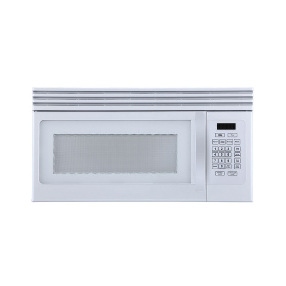 Over The Range 1.6 Cubic Feet Microwave with Top Mount Air Recirculation Vent