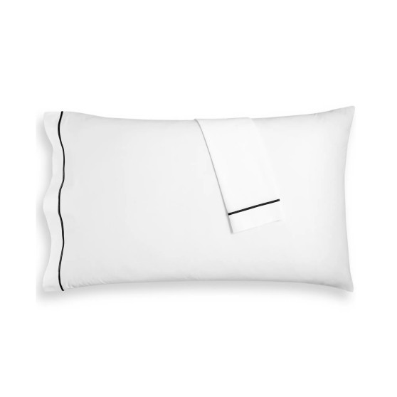 CLOSEOUT! Italian Percale 100% Cotton Pillowcase Pair, King, Created for Macy's