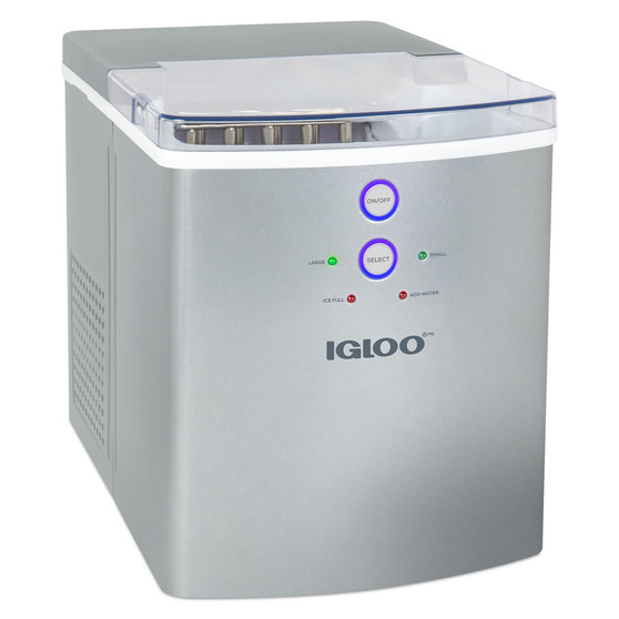 IGLICEB33SL 33 Lb Ice Maker, Silver