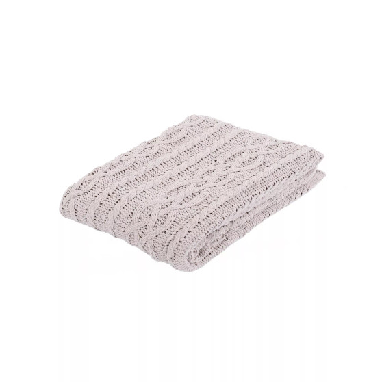 Knitted Luxury Chenille Throw Blanket