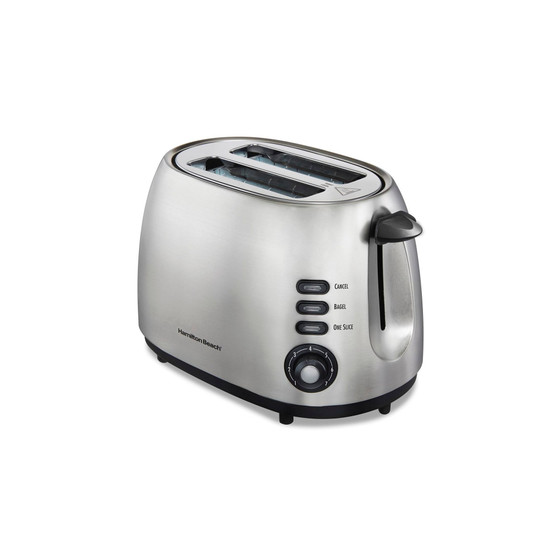 2 Slice Brushed Stainless Steel Toaster With Sure-toast Technology