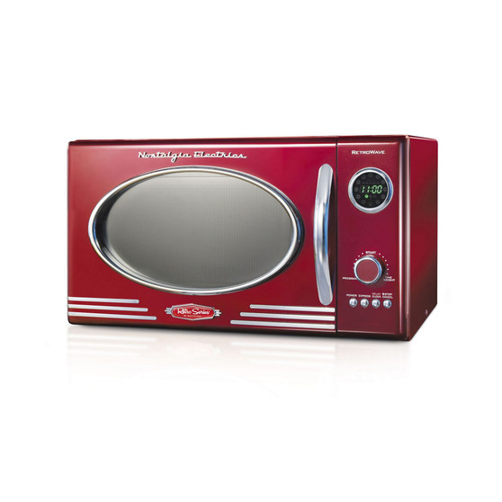 Retro Microwave Oven, 0.9 cube'