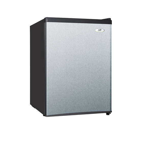 SPT 2.4 cubic feet Compact Refrigerator with Energy Star - Stainless Steel