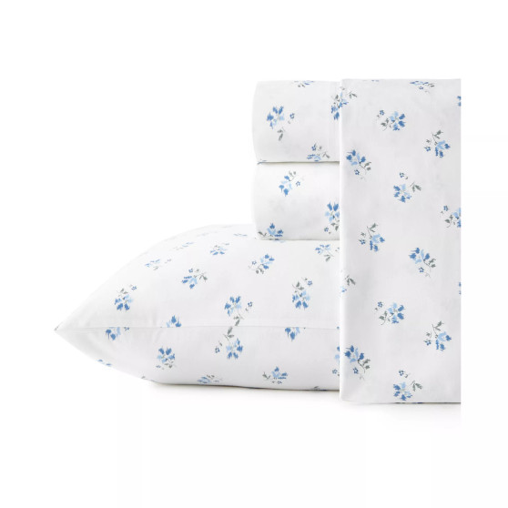 Cotton Percale 3 Piece Sheet Set, Twin