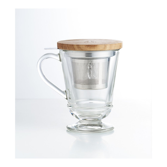 Napoleon Bee 14 Ounce Tea Cup, Infuser and Lid