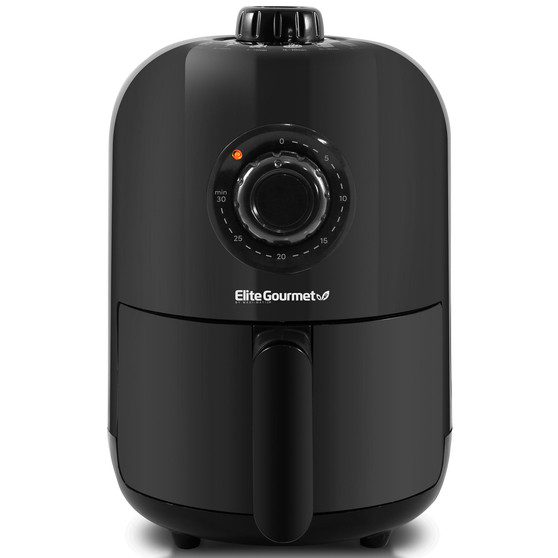1.1Qt Compact Electric Hot Air Fryer with Timer & Temperature Controls