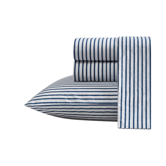 Harmead Cotton Percale 3-Piece Sheet Set, Twin