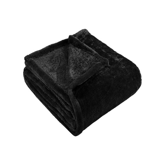 Wrinkle Resistant Plush Fleece Blanket, Twin