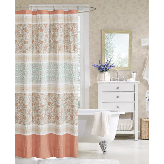 Dawn Cotton Shower Curtain, 72" x  72"