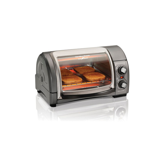 Easy Reach Toaster Oven with Roll-Top Door