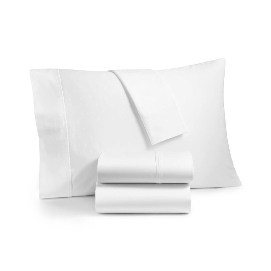 Bergen House Diamond Dot 100% Certified Egyptian Cotton 1000 Thread Count 4 Pc. Sheet Set, Full