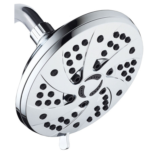 High Pressure 6-Setting Premium Rain Shower Head