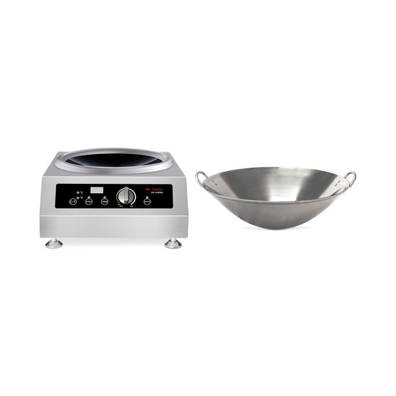 SPT SR-34BWC-450E Countertop Commercial Wok & Wok