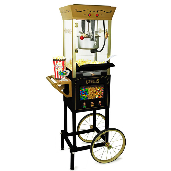8 oz Candy Snack Dispensing Popcorn Cart