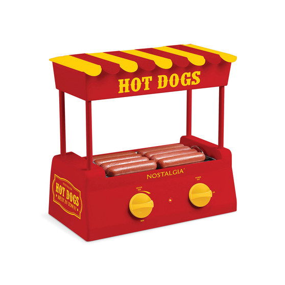 8 Hot Dog And 6 Bun Capacity Hot Dog Roller And Bun Warmer