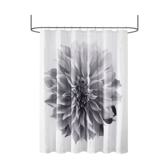 Norah Cotton Percale Shower Curtain, 72" x  72"