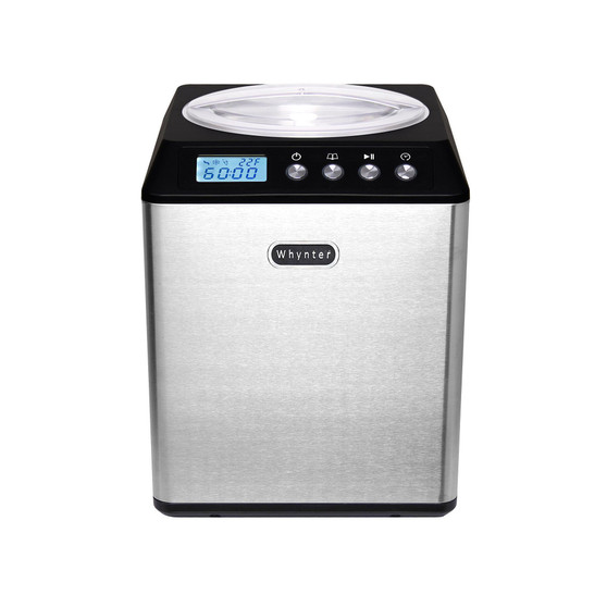 2.1 Quart Upright Ice Cream Maker with Stainless Steel Bowl