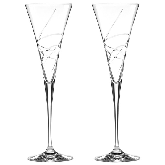 Stemware, Adorn Toasting Flutes, Set of 2