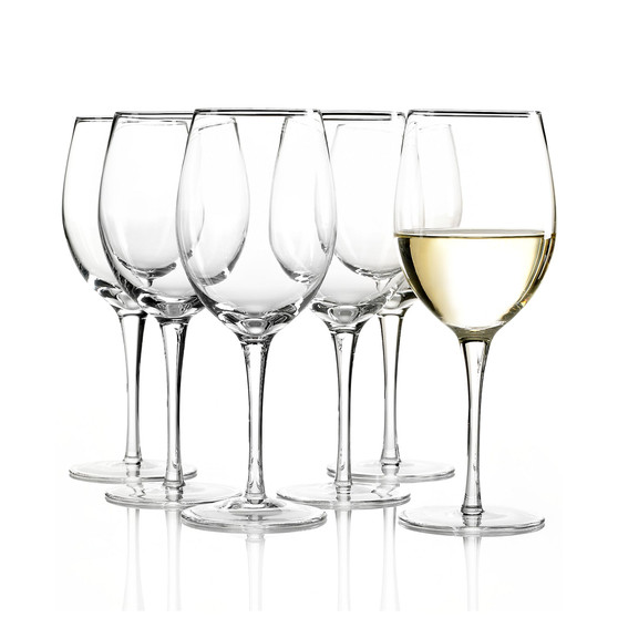 Tuscany White Wine Glasses 6 Piece Value Set